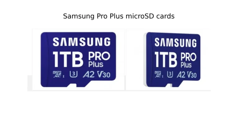 Samsung Pro Plus microSD cards